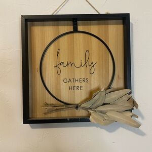 Black and Tan Family Wall Decor